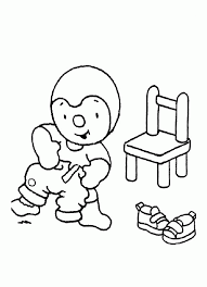 dessin de t choupi sur son veloa partir la galerie tchoupi coloriage et doudou rose des vents