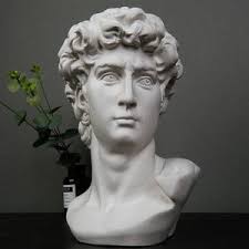 Vente en gros en silicone statue david moule de silicium pour la pâtisserie 