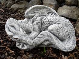 Wenn sie ihren garten vollständig angelegt haben, sind es nur noch die kleinigkeiten. Drache Dragon Gothic Steinfigur Skulptur Garten Deko Massiv Frostsicher Steinfiguren Garten Steinfiguren Figur