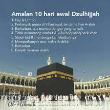 Sambut ridha allah, ini keutamaan bulan dzulhijjah. Regrann From Alhikmahjkt Amalan 10 Hari Awal Dzulhijja Flickr