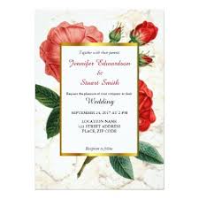 Watercolor Red Roses Marble Floral Vintage Wedding Invitation Zazzle Com Vintage Wedding Invitations Watercolor Wedding Invitations Vintage Wedding Cards
