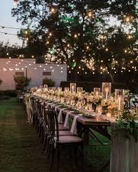 Plan your dream wedding with our beautiful collection of wedding ideas! Backyard Wedding Reception Ideas With Lights Emmalovesweddings