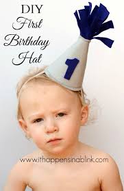 Handmade Birthday Crown For Boy Diy Felt First Birthday Hat It Happens In A Blink First Birthday Hats Birthday Hat 1st Birthday Hats