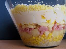 Am tag der feier gibt es so viel zu tun: Schichtsalat The Culinary Trial