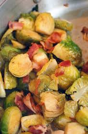 Braised Brussels Sprouts With Bacon And Apple Juice Recipe Recipes Brussels Sprouts Recipe With Bacon Sprouts With Bacon