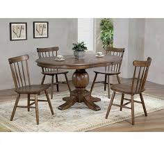 Add a rustic touch with our reclaimed wood pedestal dining table. Rustic Oval Dining Table Set Off 68
