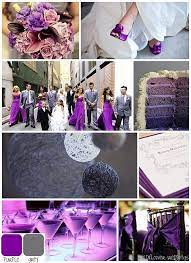 Grey And Purple Wedding Colors Love It Maybe Adding Some Blue And Possibly A Little Pink Mariage Violet Couleur Mariage Idees De Mariage Violet