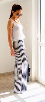 Black And Yellow Striped Palazzo Pants 6 Jpg 704 1600 Fashion Clothes Stripped Pants