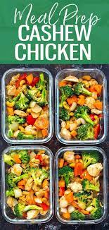 Cashew Chicken Meal Prep Bowls Cashewchicken Stirfry Mealprep Gesunde Rezepte Mahlzeit Essensrezepte