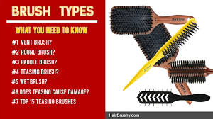 Cushion brushes are excellent for taming frizz and reducing static. Hairbrushy Hair Brush Types