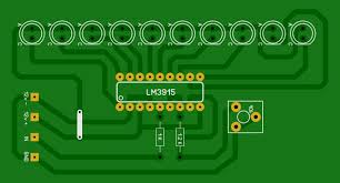 It is a logarithmic display driver ic. Lm3915 Vu Meter Pcb Layout Pcb Circuits
