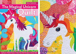 5 Sizes From Wallhanging To Queen Bed Applique A Playful Project The Magical Unicorn Quilt Applique And learning a few stitches and tricks!