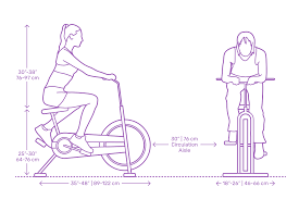 exercise bicycles dimensions drawings dimensions guide