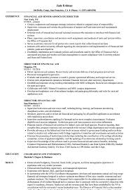 Instantly download financial counselor resume template, sample & example in microsoft word (doc), apple pages (pages) format. Financial Aid Director Resume Samples Velvet Jobs