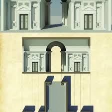 Who was villa barbaro designed by? Andrea Palladio Villa Barbaro In Maser Frontal View And Redrawings Download Scientific Diagram