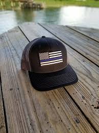 Black And Gray American Flag Hat Pin On Patriotic American Flag Hats Outdoors