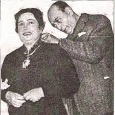 محمود المليجي وزوجته الفنانة الكبيرة علوية جميل Egyptian Actress Egyptian Movies Arab Celebrities