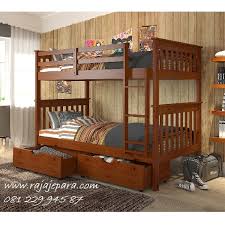 Kalau mau aman, pilih tempat tidur tingkat ikea saja yang desainnya minimalis dan netral. Harga Tempat Tidur Tingkat Dewasa Susun Rajajepara Com