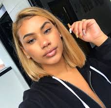 Straight Black And Blonde Weave Hairstyles Give Credit Amourr T Style De Cheveux Styles De Coiffures Coiffure Cheveux Naturels