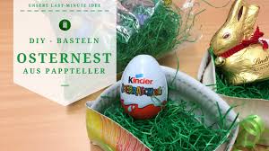 Die osternester mit ostergras und ostereiern füllen. Ideas4parents