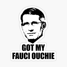 Anthony fauci, hhs secretary alex azar and nih director dr. Habe Meine Fauci Ouchie Sticker Von Creativeteam Redbubble