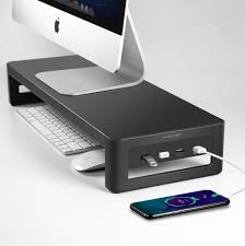 With its beautifully designed shape, it is really steady to hold your computer monitor when stand on desk or floor and you can use it at. Computer Stand Tikamazing