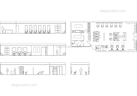 Hairdressing Salon 1 Dwg Free Cad Blocks Download