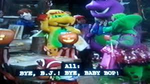 Bj And Baby Bop S Cousin Baby Bop And Bj Leave From Barney S Halloween Party Youtube