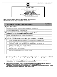 Buat semakan bpn 2.0 melalui sistem online yang disediakan lhdn. Senarai Semak Untuk Permohonan Laporan Kredit Ccris Checklist For Credit Report Ccris Application