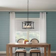 Sloped Ceiling Adaptable Chandeliers Lighting The Home Depot