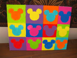 Disney Pop Art Painting More Art Less Craft Disney Pop Art Pop Art Painting Disney Paintings