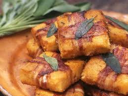 Polenta Grillee Au Bacon Recettes Recette Recette Polenta Recettes De Cuisine Recette