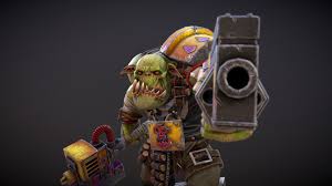 Warhammer 40k Ork Realtime Fan Art By Kisjuhasz Gabor Art Fan Art Warhammer 40k