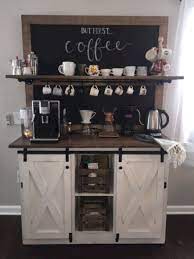 Made of wood material, natural design. 55 Amazing Stand Alone Kitchen Pantry Design Ideas Roundecor Coffee Bar Home Kitchen Decor Bars For Home