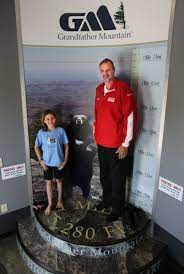 How long is 4 feet? Grandfather Mountain Debuts Mile High Growth Chart Grandfather Mountain Wonders Never Cease