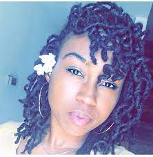 Curly Shoulder Length Locs Locs Natural Hair Styles Locs Hairstyles