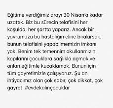 Eğer kasıtlı ise bunu onaylamamız söz konusu olamaz milli eğitim bakanı ziya selçuk'tan öğretmen ataması açıklaması: Ziya Selcuk On Twitter Evdekalincocuklar