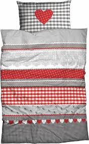 40 09 Bettwasche Herz Karo Casatex Mit Niedlichem Herz Karo Design 12 Anzeigen Farbe Rot Grund Bettwasche Flanell Bettwasche Schone Bettwasche