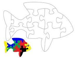 Dekupieren Puzzle Anfanger Kinder Tiere Fisch Fische Basteln Dekupiersage Vorlagen Kostenlose Schablonen