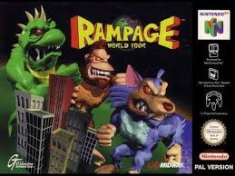rampage world tour playthrough 1 getting destructive rampage n64 tours
