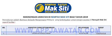 Rempah seperti bunga cengkih, buah pelaga, kayu manis dan bahan perasa semulajadi seperti minyak zaitun, limau purut, serta cuka memang biasa di gunakan oleh. Jawatan Kosong Terkini Di Rempah Mak Siti Appjawatan Malaysia