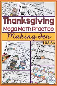 Digital Math Thanksgiving Google Slides Making Ten To Add 1 Oa 6a Thanksgiving Math Activities Mega Math Thanksgiving Math