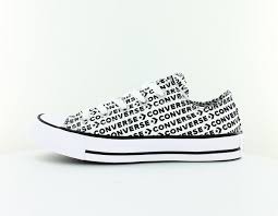 Converse chuck taylor all star m9165. Converse Chuck Taylor Allstar Ox Logo Blanc Noir Blanc