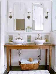 Rated 4.5 out of 5 stars. Farm Table Vanity Double Vanity Reclaimed Wood Country Style Open Vanity Klassisch Badezimmer Sonstige Houzz