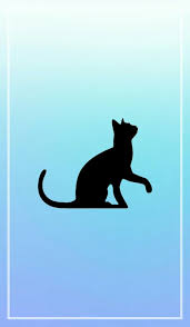 Cat Wallpaper Cat Black Blue Wallpaper Edit Lockscreen Cat Wallpaper Wallpaper Cats