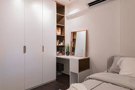 13 Different Ways To Combine Your Dressing Table And Wardrobe In 2020 Wardrobe With Dressing Table Wardrobe Design Bedroom Dressing Table Design