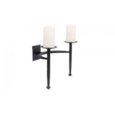 Top in black marble with gold metal. Blacksmith Style Cast Iron Wall Sconce Candle Holder Black Country Metalworks