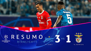 Highlights Fc Zenit 3 1 Sl Benfica Youtube