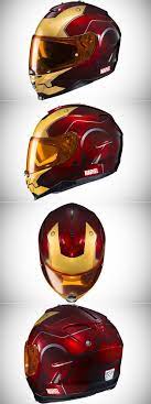 Awesome Hjc Marvel Helmets Motorcycle Helmets Iron Man Helmet Motorcycle Bike Logo