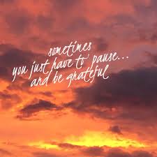 Sunsets are instants of intimate and private contemplation. Sometimes You Just Have To Pause And Be Grateful Sunset Quotes Sunset Quotes Instagram View Quotes